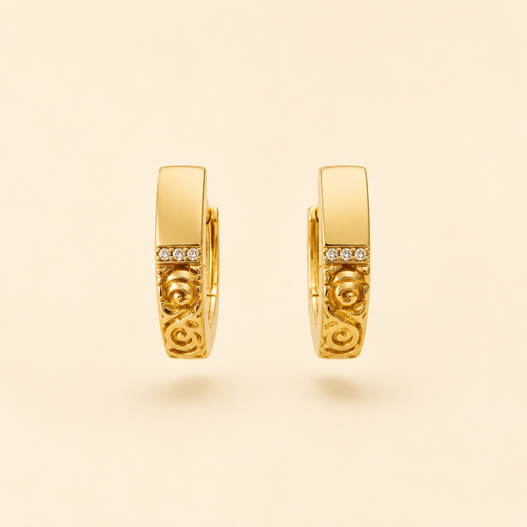 Arabella Huggie Earrings
