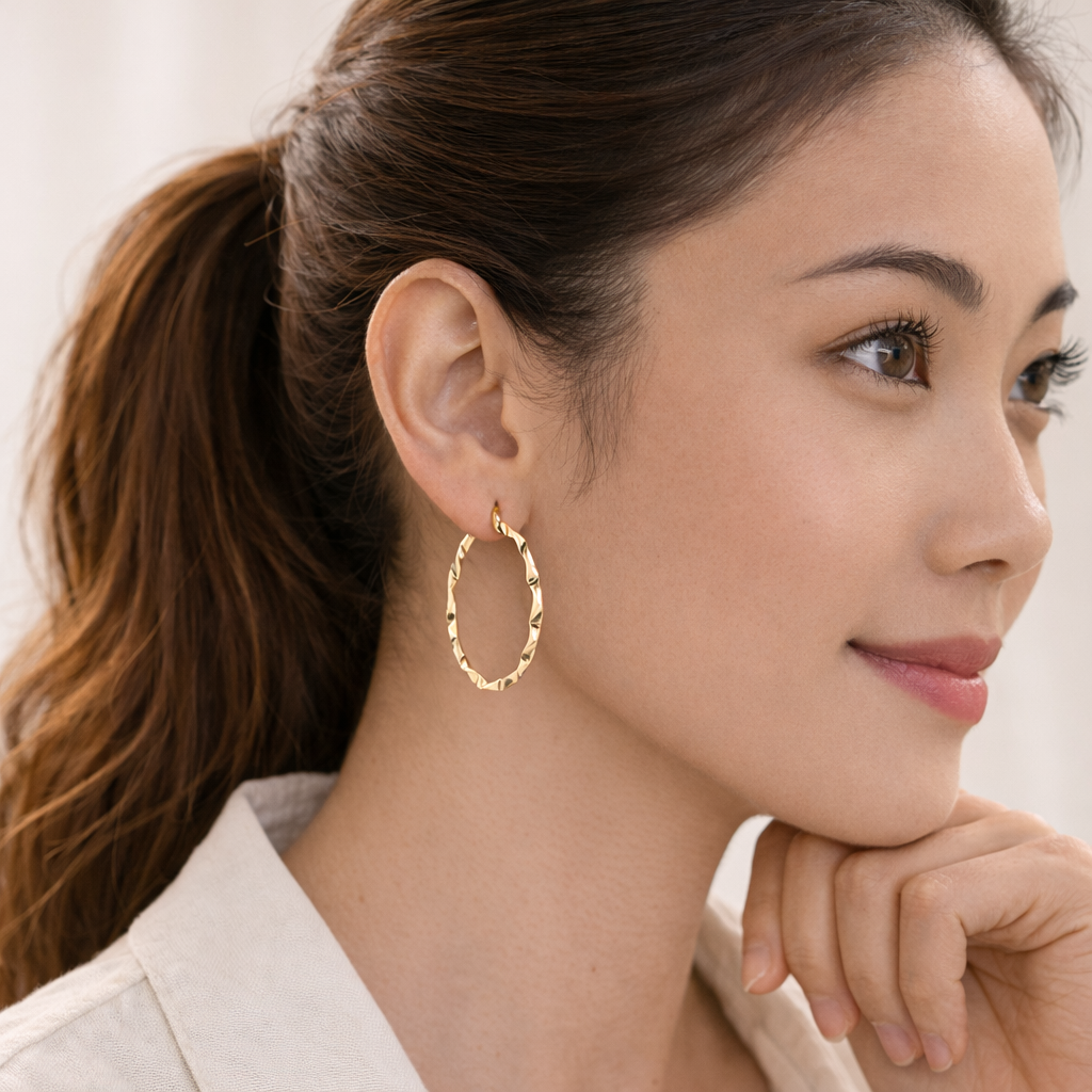 Riva Medium Hoops