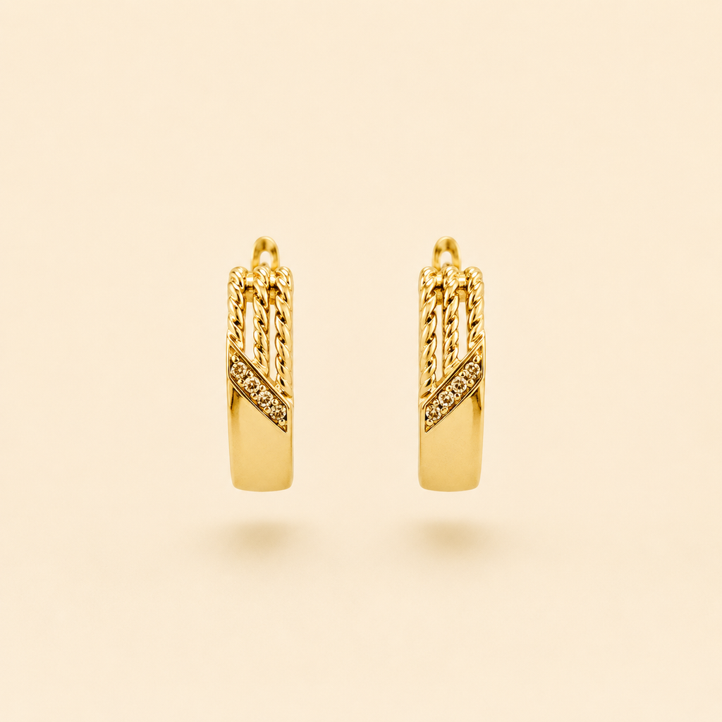 Elena Huggie Earrings