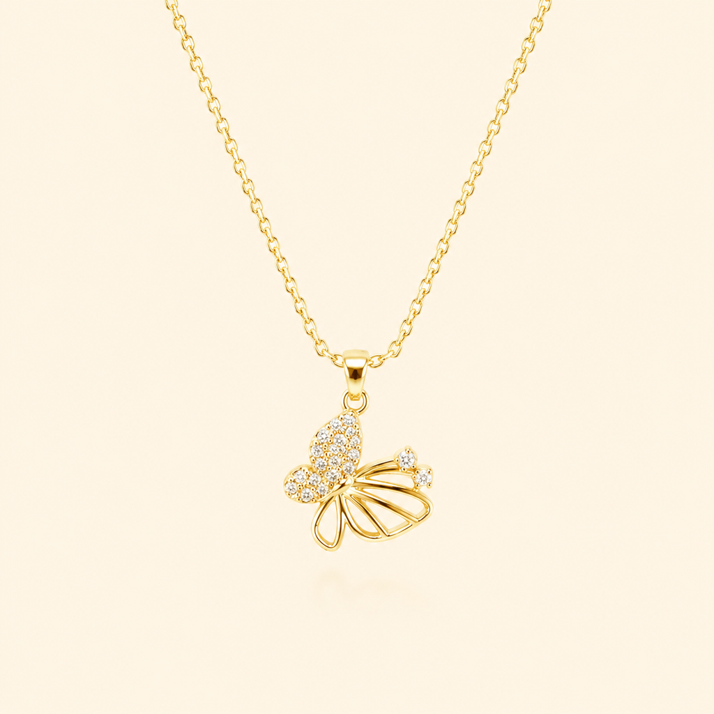Butterfly necklaces