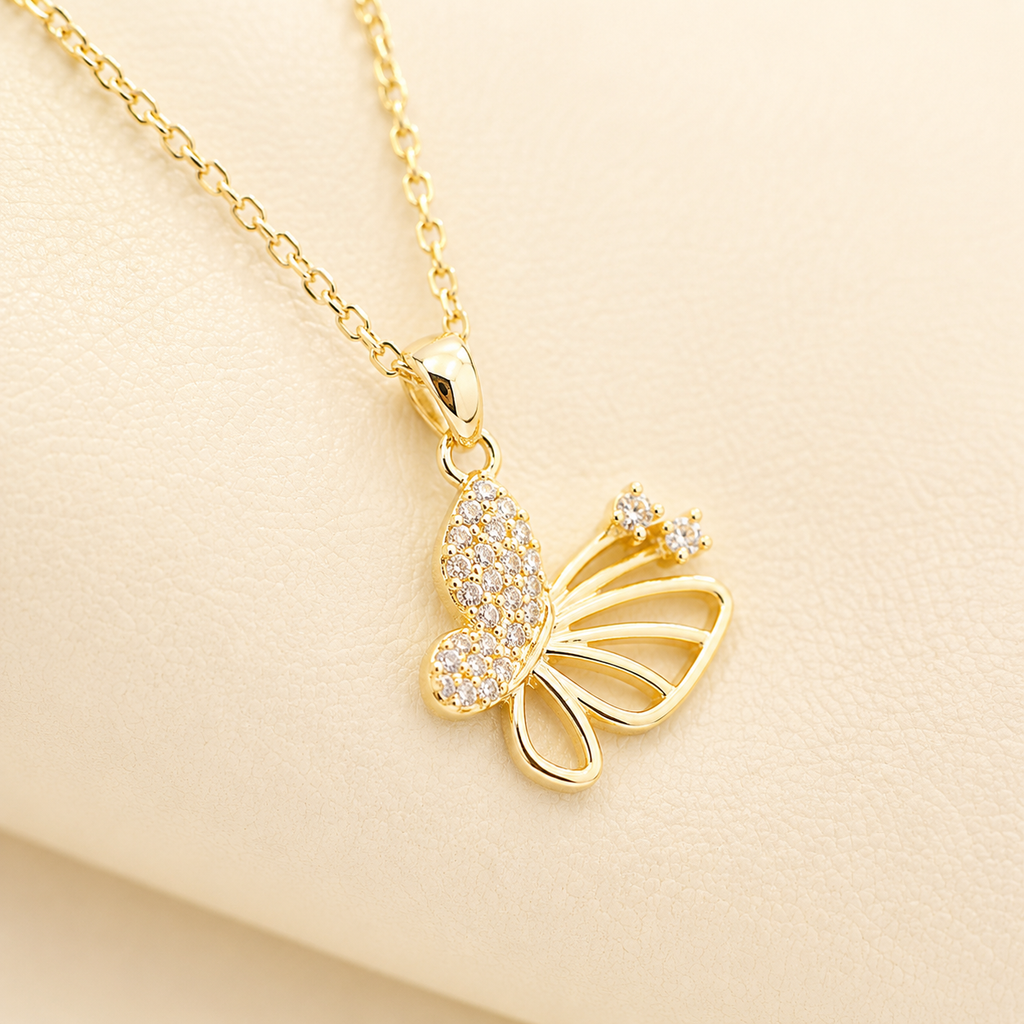 Butterfly necklaces