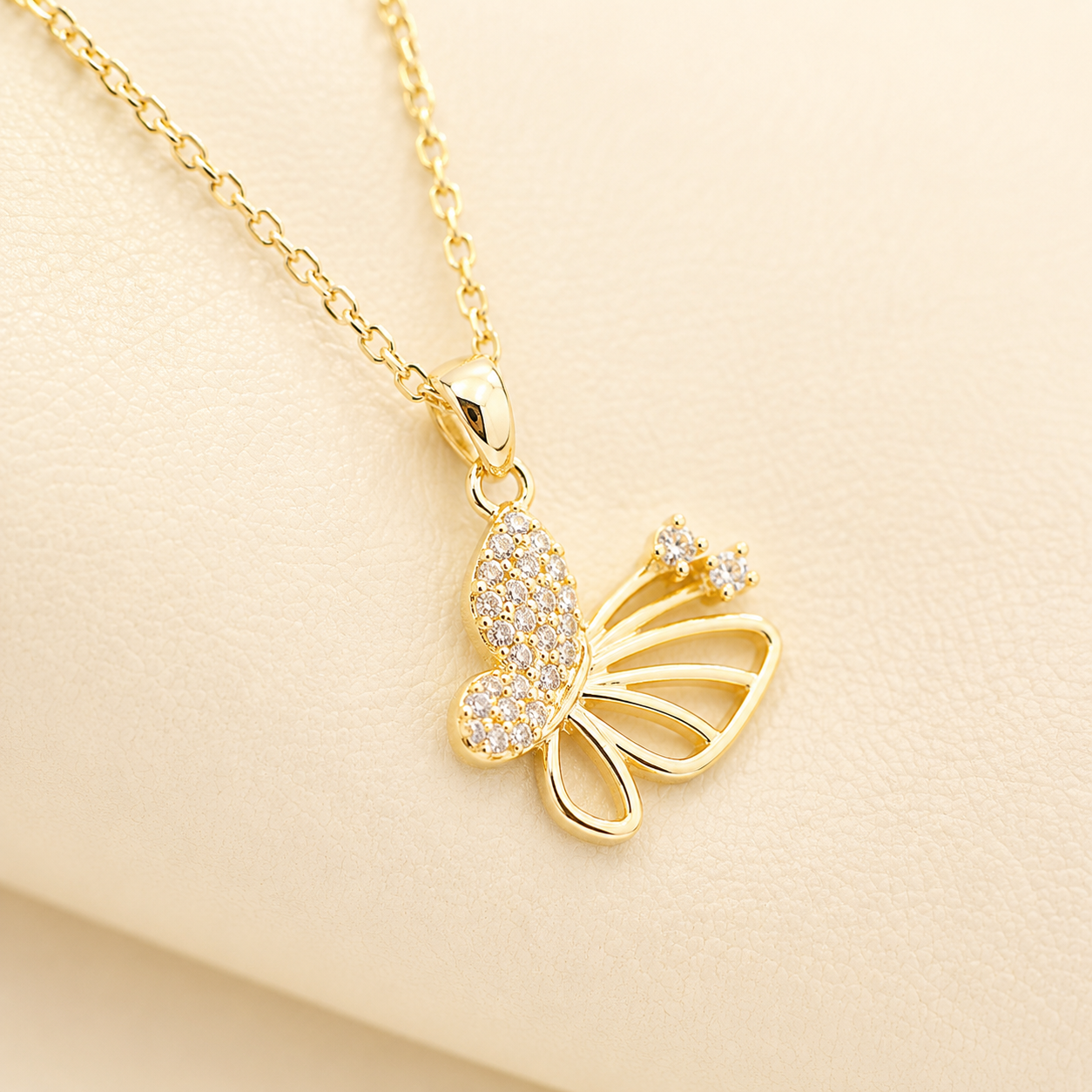 Butterfly necklaces