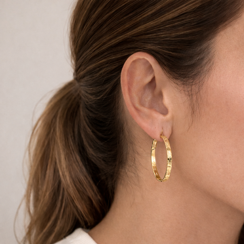 Celeste small Hoops