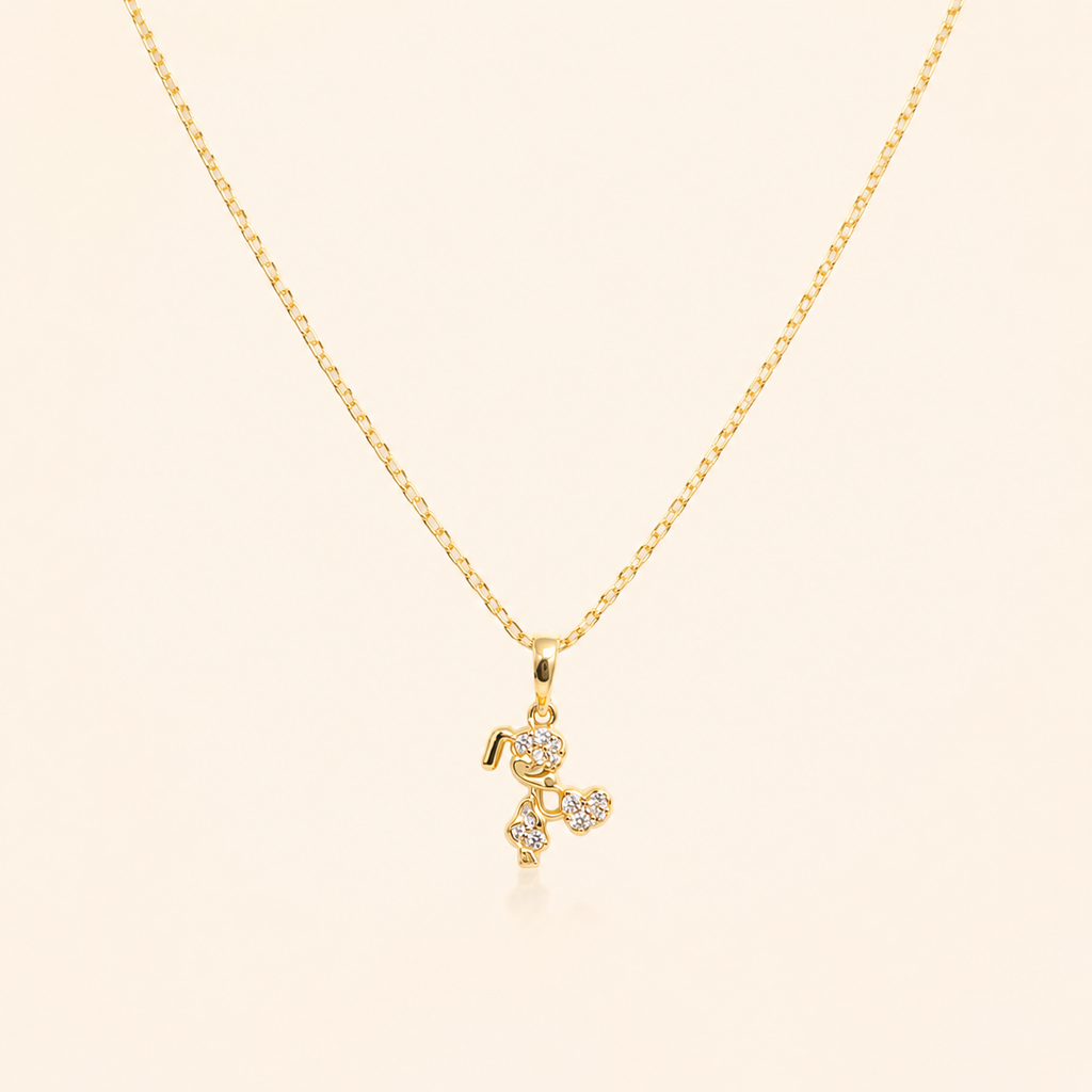 Gold Girl Necklace