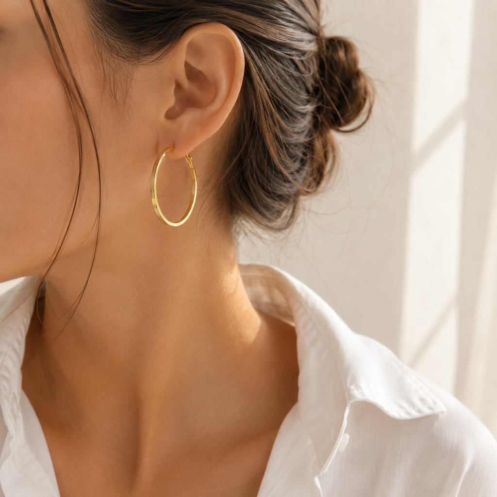 Lina Medium Hoops